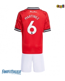 Manchester United Lisandro Martinez #6 Echipament de Fotbal Replică 2025-26 Copii Acasa (+ Șorturi)